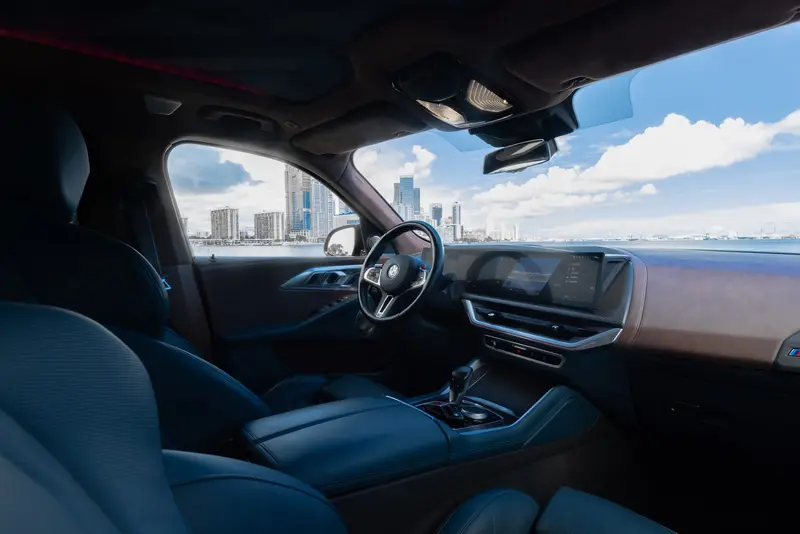BMW XM Blue exotic car rental Miami — photo 5