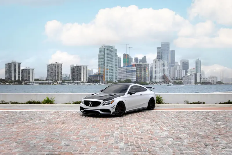 Mercedes C63S exotic car rental Miami — photo 3