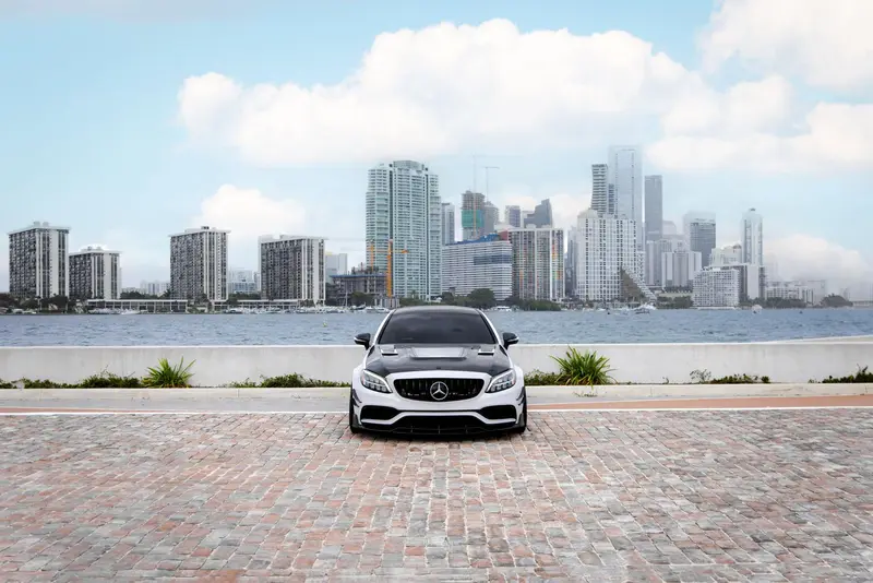 Mercedes C63S exotic car rental Miami — photo 4
