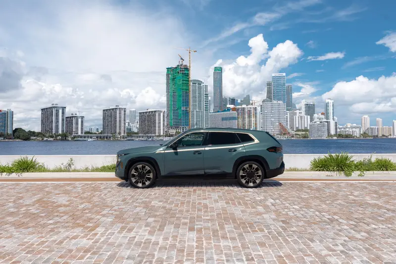 BMW XM Blue exotic car rental Miami — photo 2