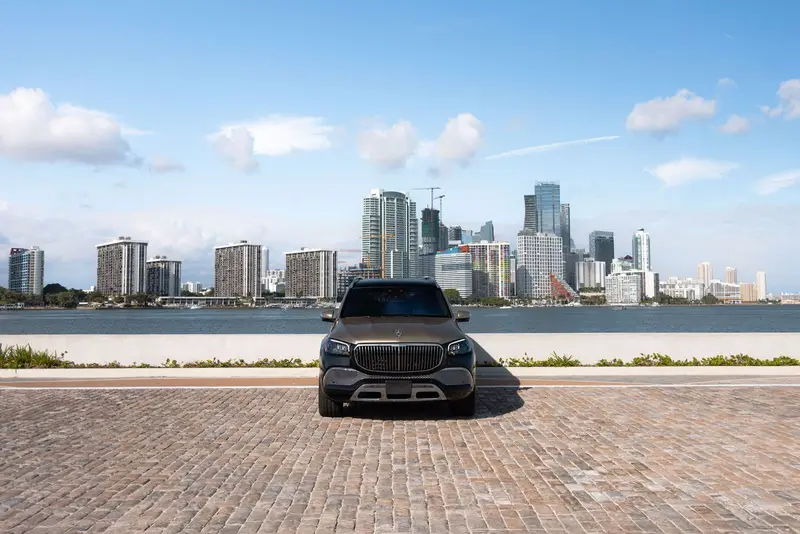 Mercedes Maybach GLS 600 Gold exotic car rental Miami — photo 2