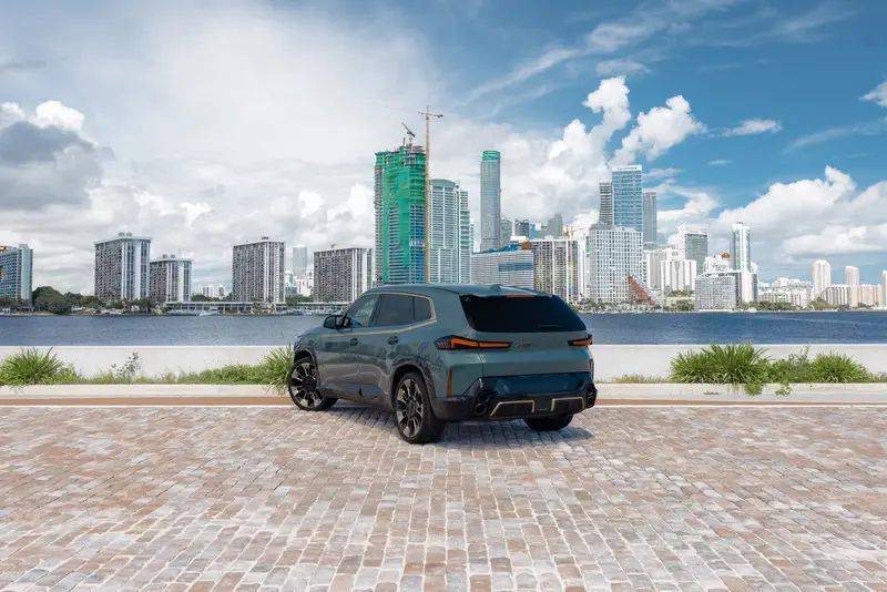 BMW XM Blue exotic car rental Miami — photo 3
