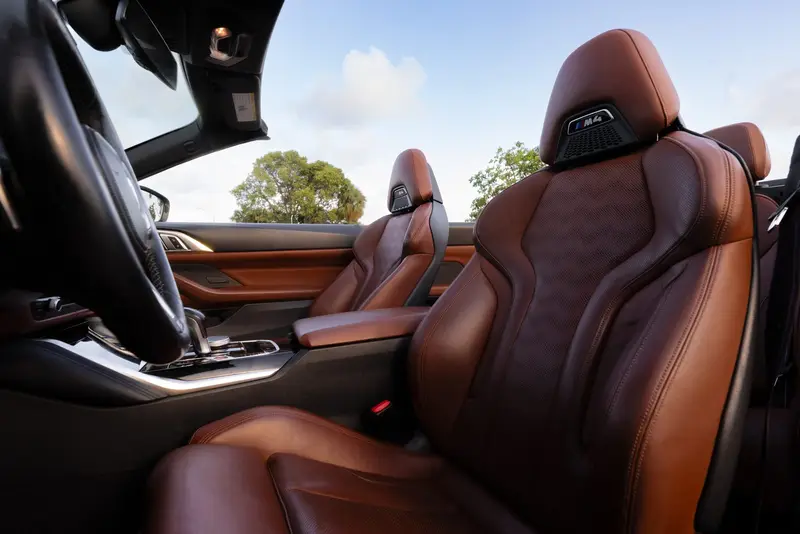 BMW M4 Competition Blue exotic car rental Miami — photo 5