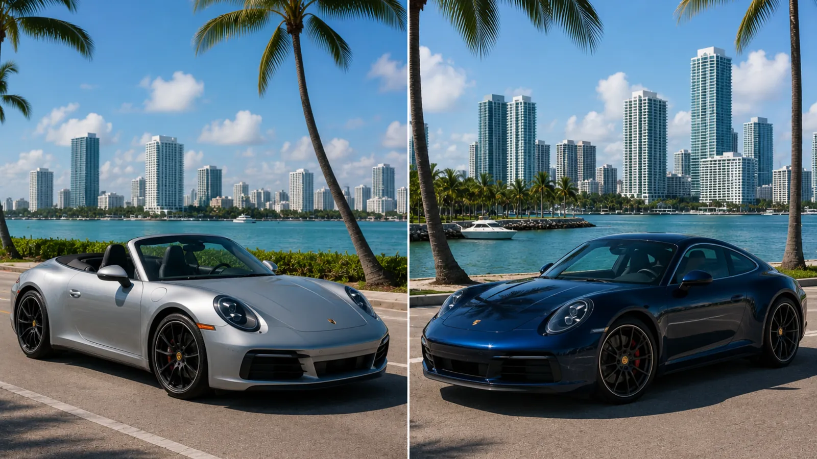 Convertible or Hardtop? How to Pick the Right Exotic Car for Miami in June