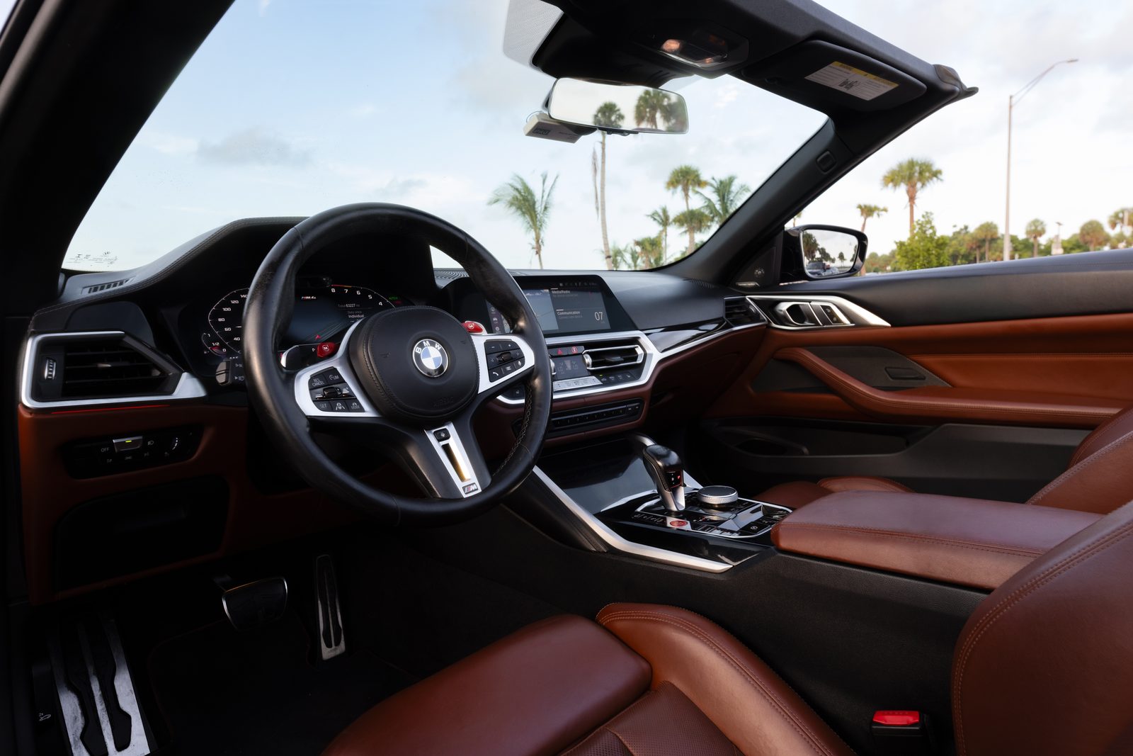 BMW M4 Competition Blue exotic car rental Miami — photo 8