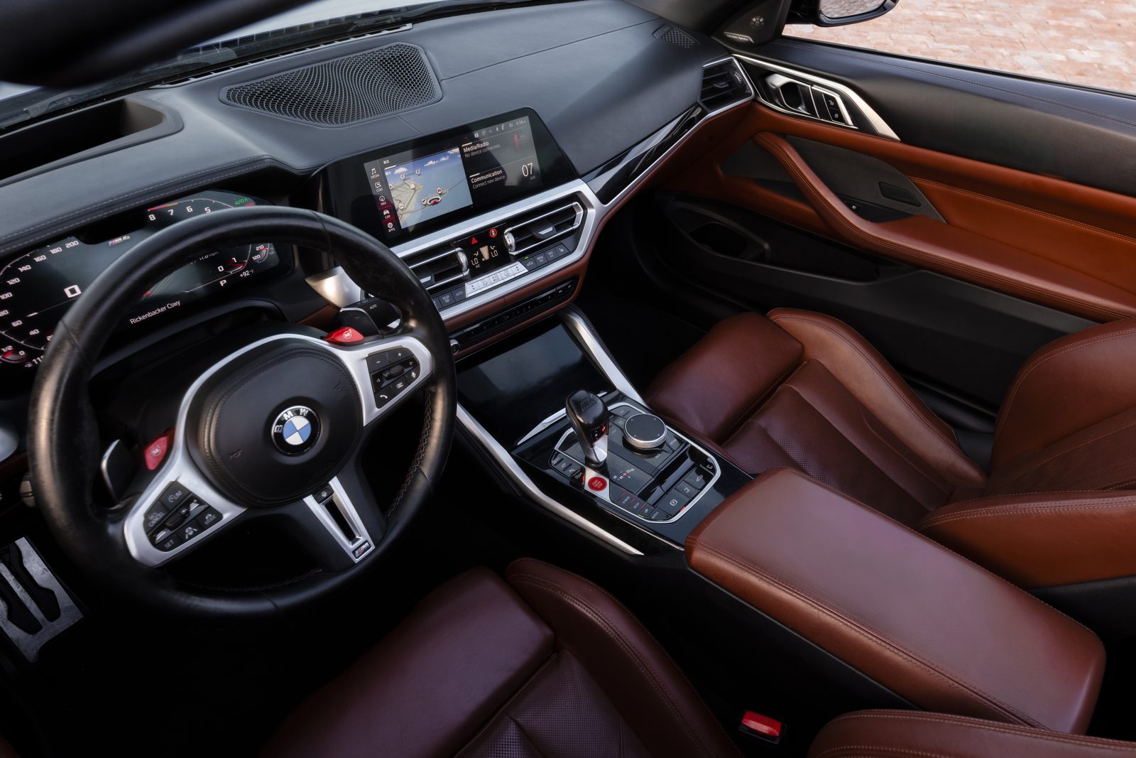 BMW M4 Competition Blue exotic car rental Miami — photo 9