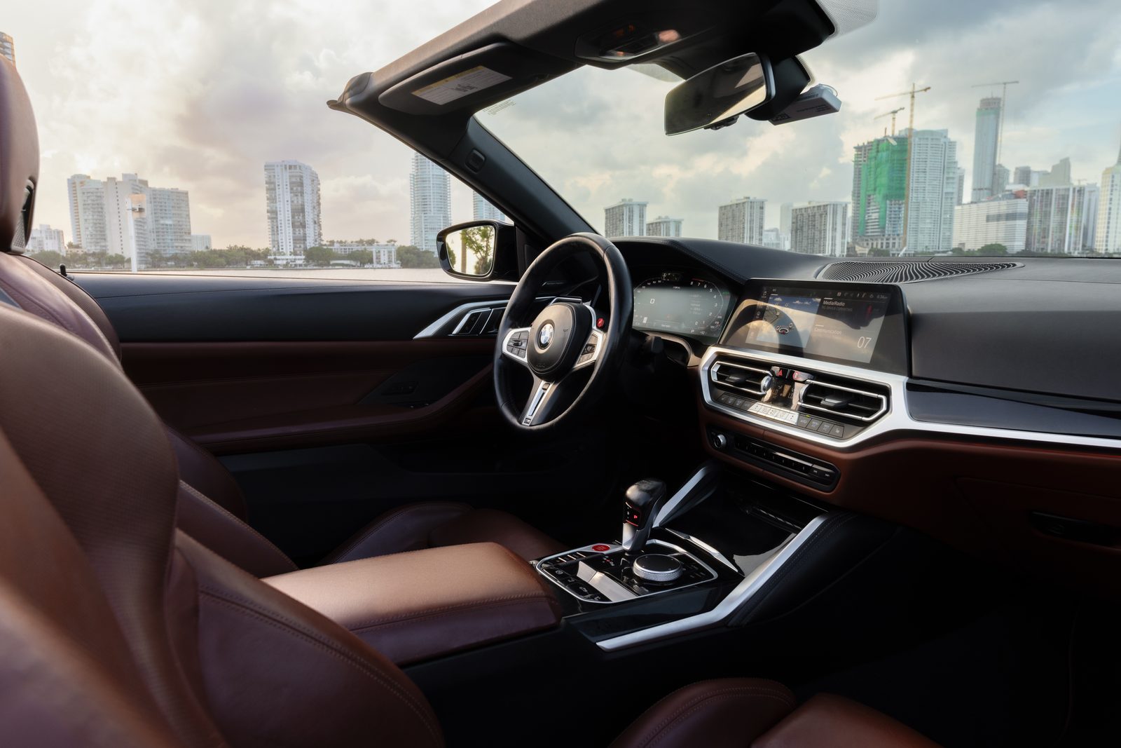 BMW M4 Competition Blue exotic car rental Miami — photo 10