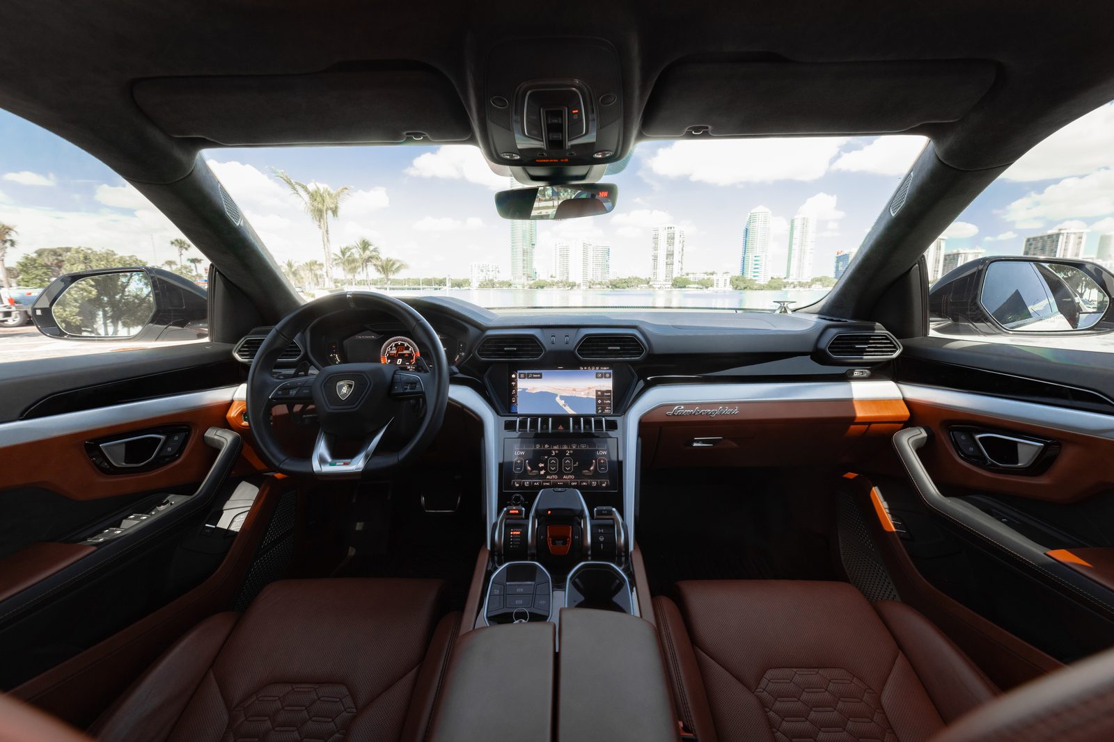 Lamborghini Urus White exotic car rental Miami — photo 8