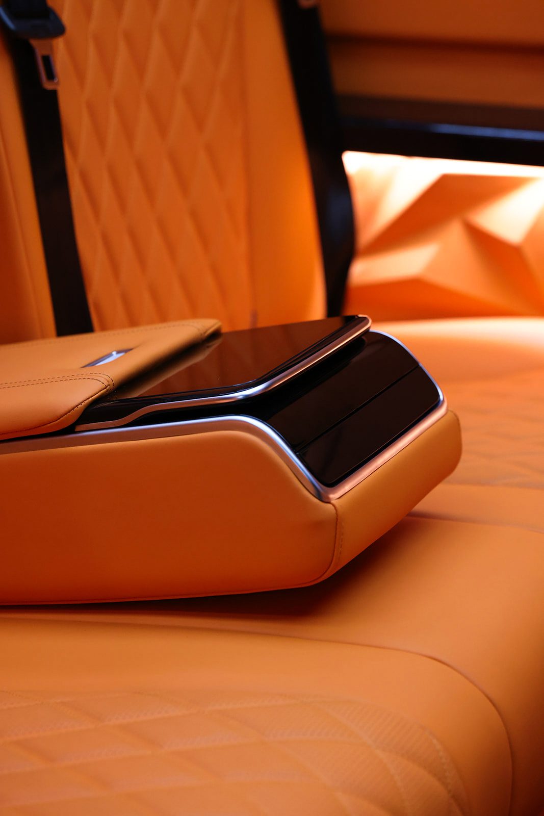 Orange Mercedes Sprinter